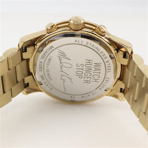 michael kors stop hunger watch silver|hunger stop 2022 cast.